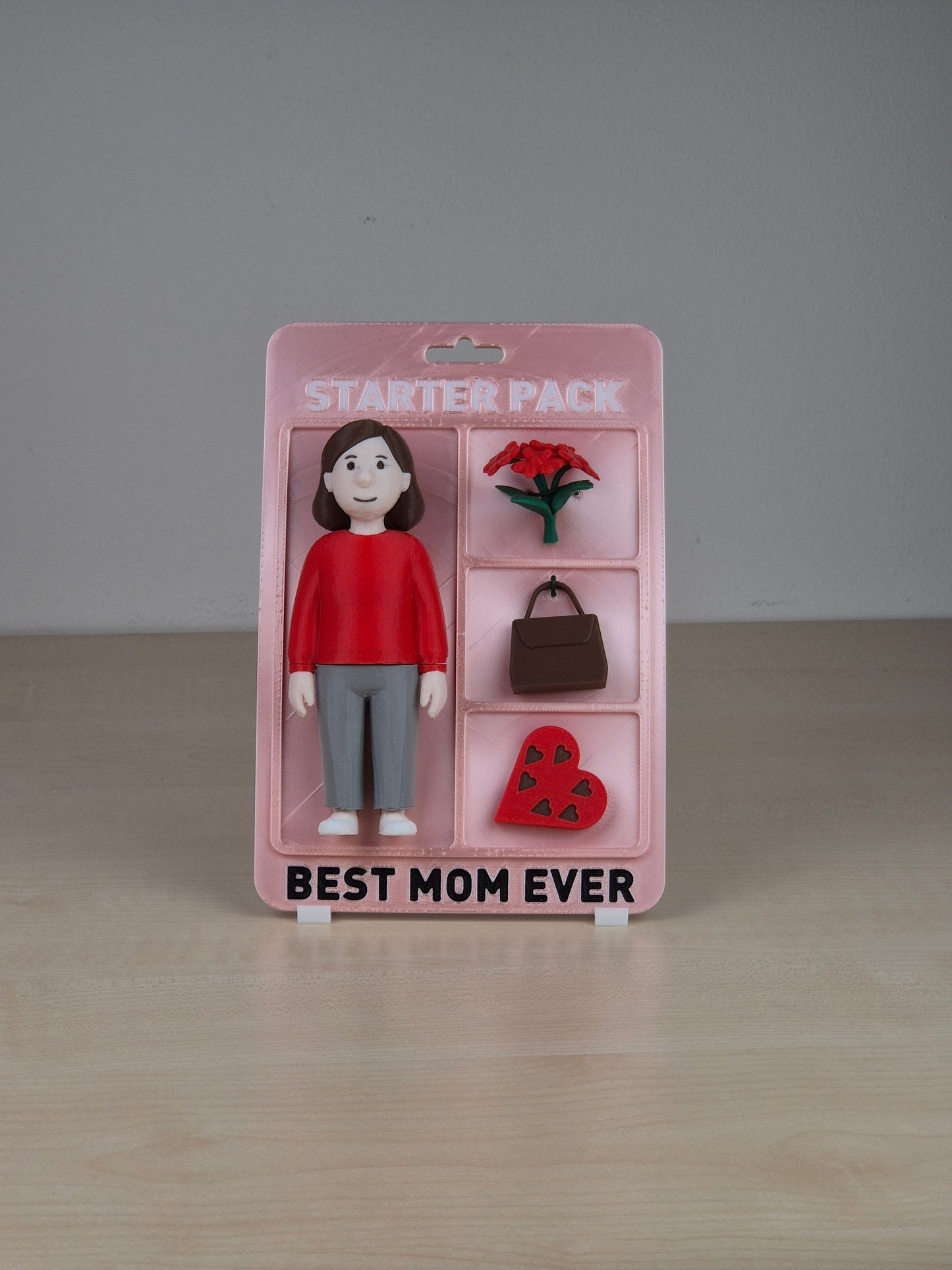 Mother's Day Gift Set – 3D Printed "Best Mom Ever" Starter Pack