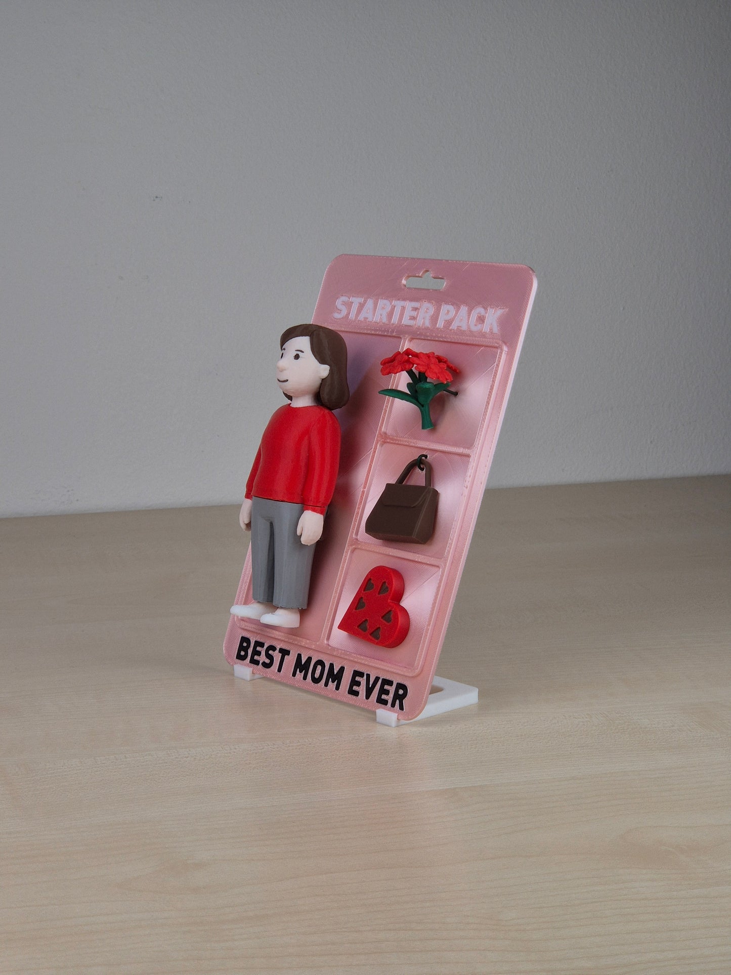 Mother's Day Gift Set – 3D Printed "Best Mom Ever" Starter Pack
