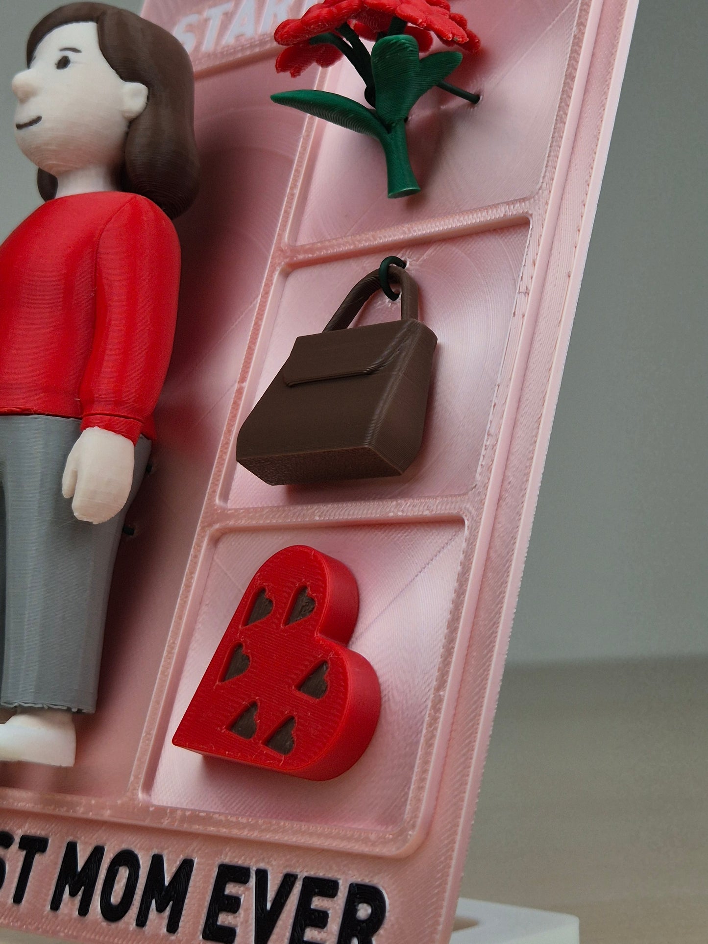 Mother's Day Gift Set – 3D Printed "Best Mom Ever" Starter Pack