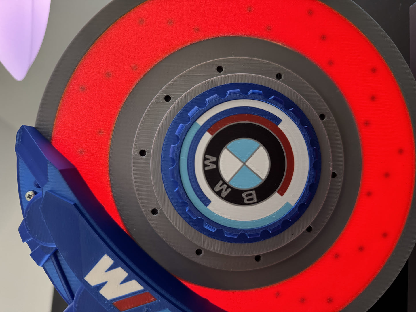 Glowing Brake Disc Lamp – 3D Printed Automotive Decor Light