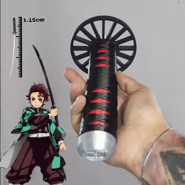 Tanjiro Kamado Katana – 3D Printed Demon Slayer Replica India