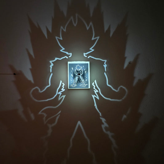 Goku Shadow Lamp – 3D Printed Dragon Ball Z Wall Light India